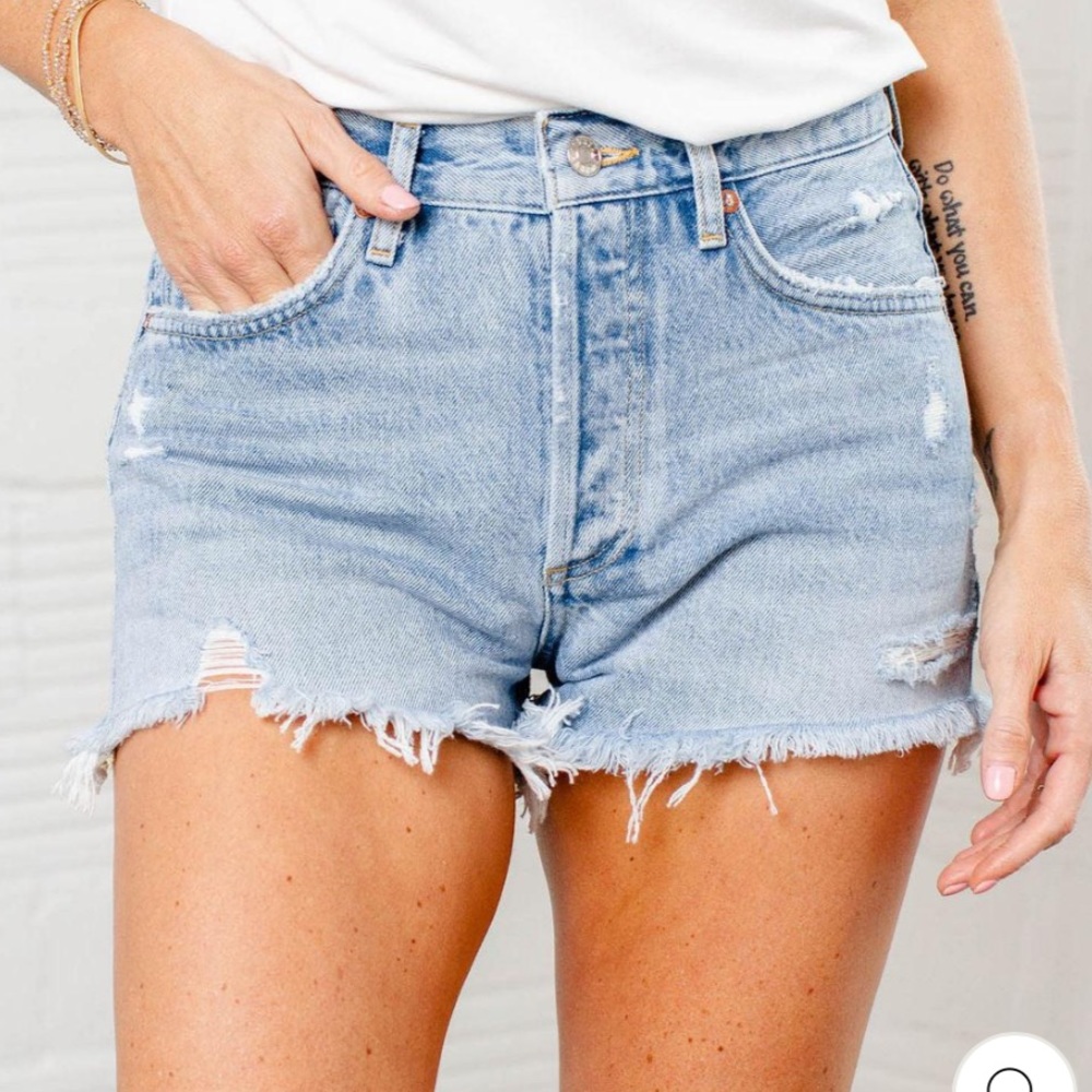 Agolde denim short size 24
